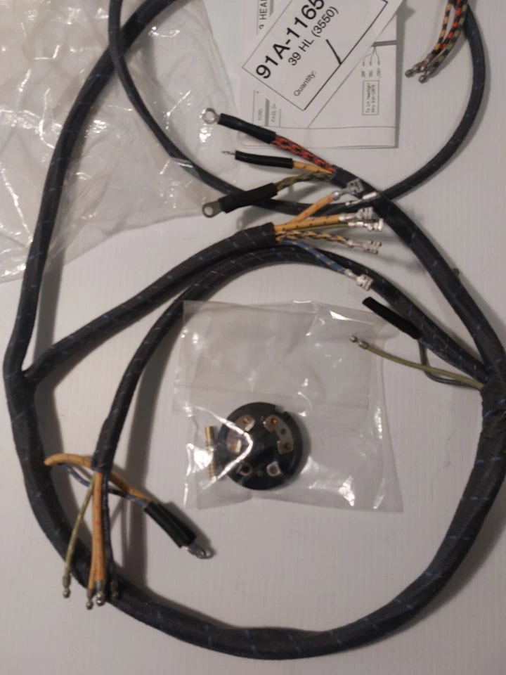 Arnés de cableado de faros Ford Deluxe 1939, 91A-11653B Foto 4 de 4