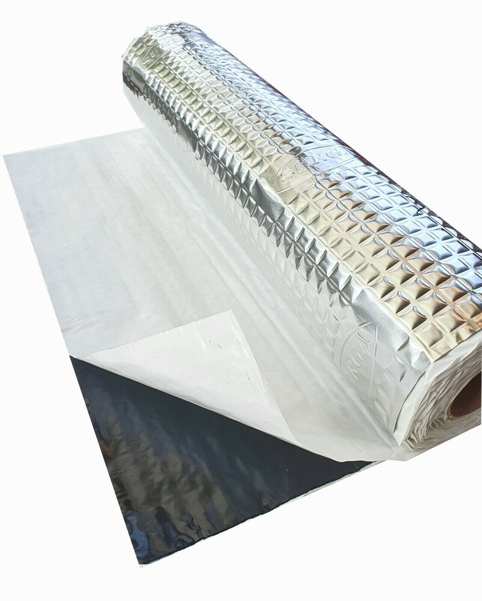 1 x 4m Rolle Alubutyl für optimale Dämmung im Auto Anti Dröhn Matte PKW