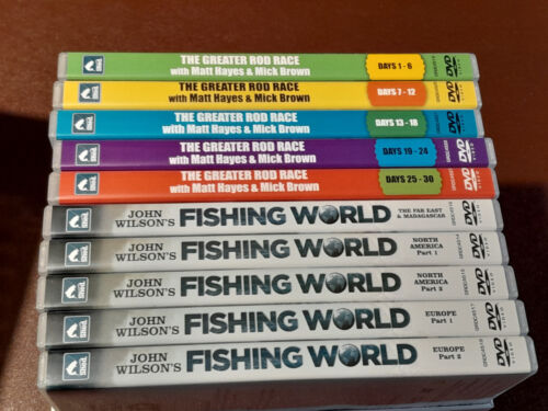 Matt Hayes Freshwater Fishing Collection 10 DVD Set - Collector's Edition - Picture 5 of 10