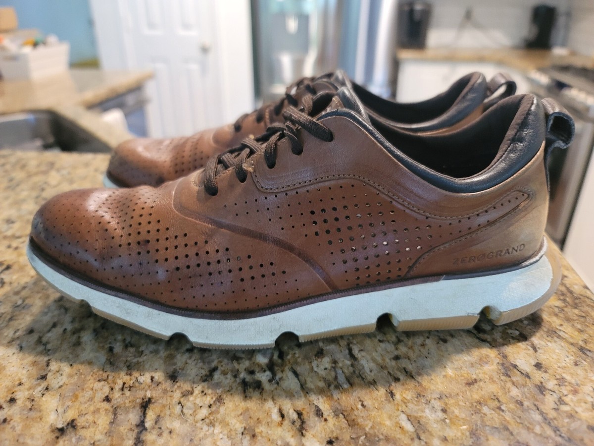 Cole Haan 2.0 Zero Grand Casual Shoes Leather C27354 Brown Mens