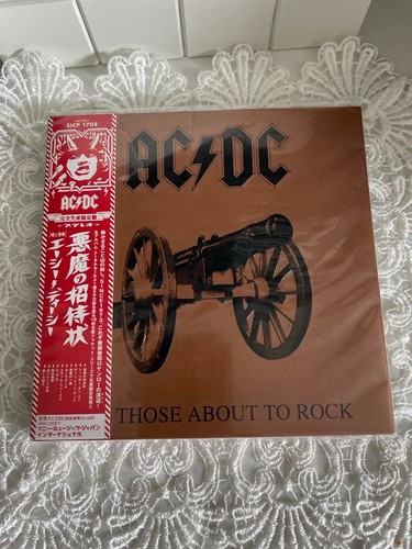 AC/DC For Those About To Rock ORG Japan Mini LP CD Paper Sleeve w/OBI SICP-1708