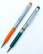Kokuyo 2pcs Mechanical Pencil PS-11 Orange Blue Body side Knock Click 0.5 mm