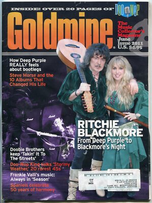 MAG: Goldmine Magazine June 2011- Blackmore Night- Roger Glover- Frankie Valli