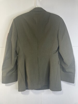 Genuine USMC U.S Marine Green Jacket Coat Top - Size 41S Gunnery