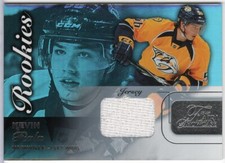 2015-16 Fleer Showcase Kevin Fiala Predators Flair Rookie Jersey