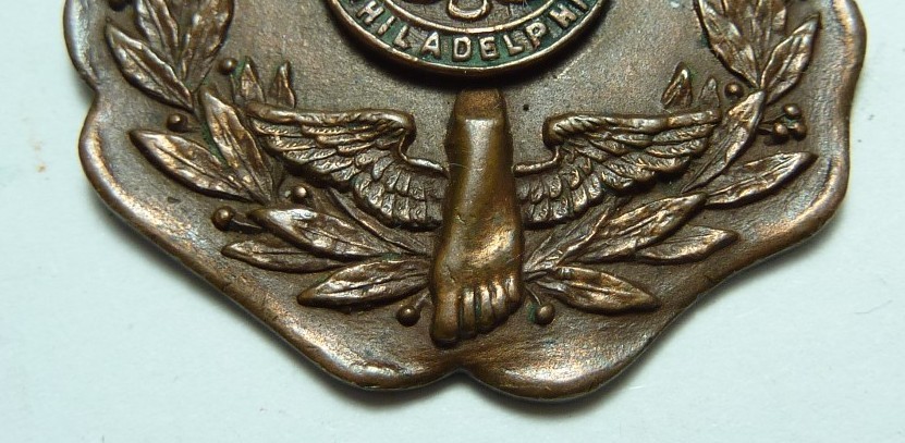 1914 PHILADELPHIA POINT BREEZE PARK Games Sports Medallion Medal Winged Foot Pa