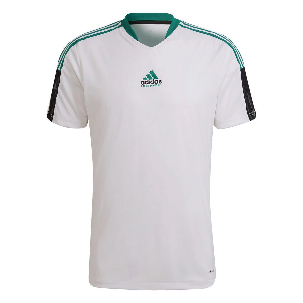 adidas EQUIPMENT T-SHIRT WHITE GREEN FOOTBALL EQT RETRO NEW | eBay