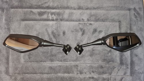 Motorrad-Rückspiegel Seitenspiegel Hawk-Eye mit 7/8"Lenkerklemme (E-Mark)