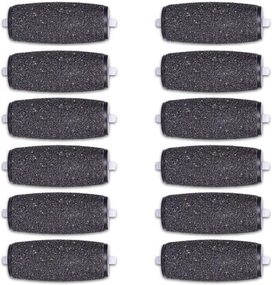 12 Extra Coarse Replacement Roller Refill Heads Compatible with Amope Pedi Refil