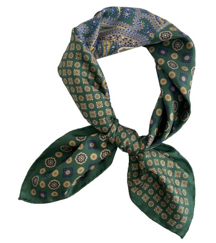 Pañuelo bufanda de cachemira de sarga para hombre de seda pura pajarita para camisa informal - Imagen 7 de 18