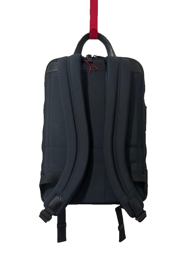 New TUMI Monroe Foxwood laptop backpack black carbon fiber travel