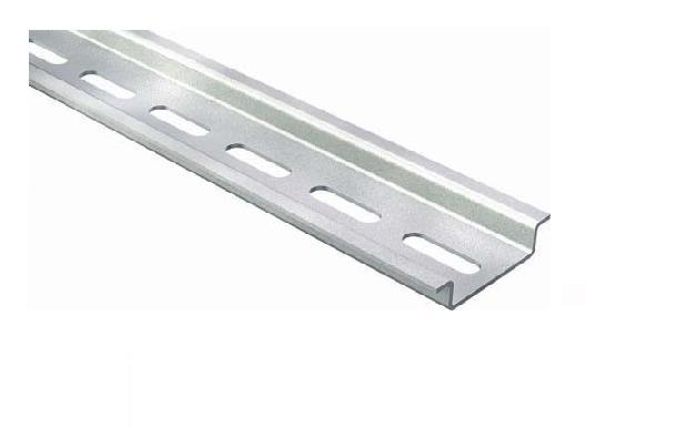 1m Hutschiene 35 x 7,5mm verzinkt gelocht Automatenschiene DIN Profilschiene