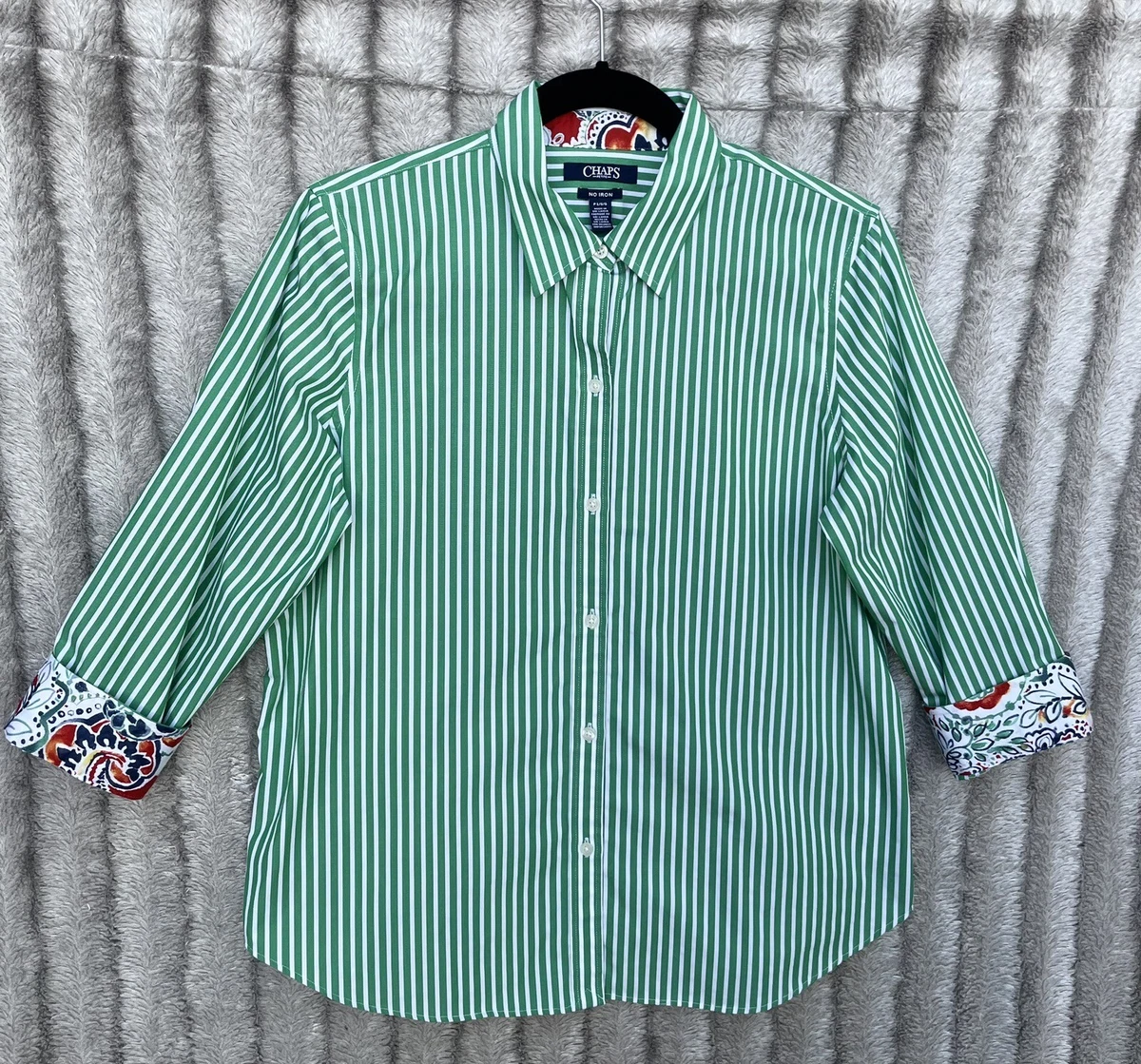 chaps womens no iron shirts