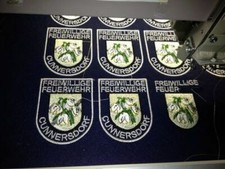 30 Stück Aufnäher für Ihren Verein gestick...
