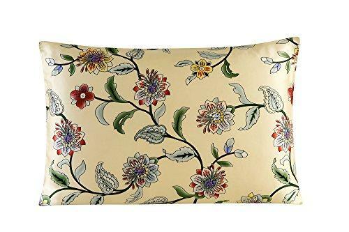 townssilk Silk Pillowcase for Hair and Skin with Hidden Zipper Print Queen Size-image