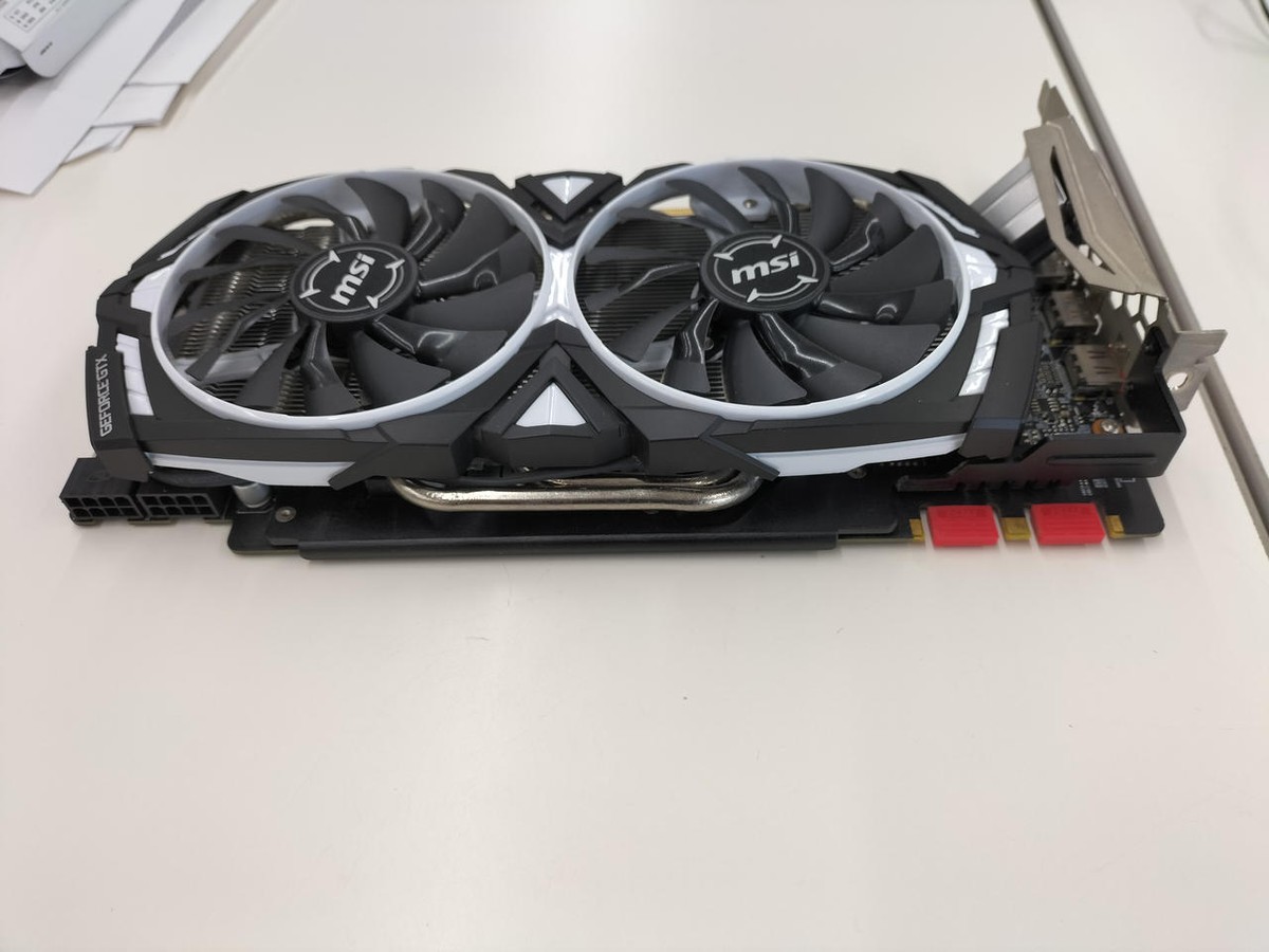 MSI NVIDIA PCI-EXPRESS GTX 1080 TI ARMOR 11G OC IN WORKING