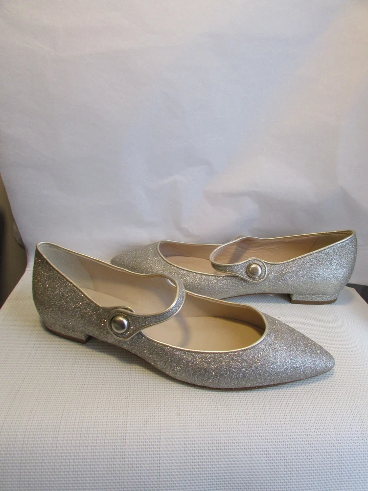 sandales l.k bennett london pailleté argent 41 - Photo 4/4