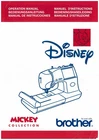 Brother PC8500D Disney Design Guide COLOR Copy Reprint Spiral Bound
