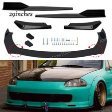 Front Bumper Lip Splitterside Skirt Rear Diffuser For Honda Civic Del Sol
