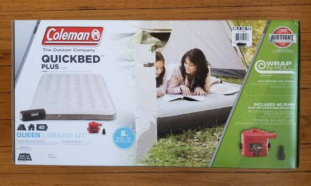 coleman quickbed elite