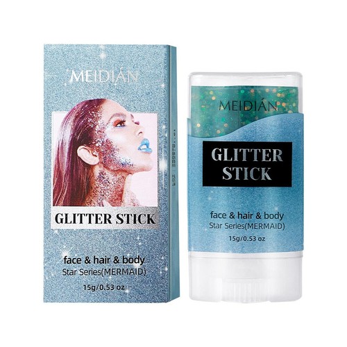Meidian Glitter Stick, Glitter Stick for Hair and Body, Face Paint Glitters - Picture 11 of 17