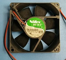 Fan 80 X 25 mm, 12VDC, 0.11 A,NIDEC ,BETA V TA300DC , M33414-16