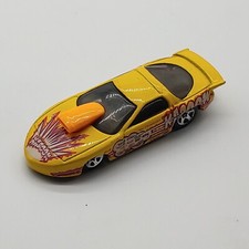 1998 Hot Wheels Yellow Pro Stock Firebird, Made in Malaysia