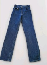 Vintage Oshkosh Denim Work Pants Blue Jeans Mens 31x36 USA Made (30x35 Actual)