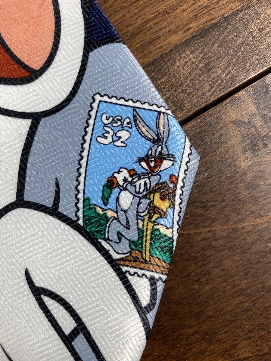 Looney Tunes Bugs Bunny Stamp Neck Tie With Original Tag | eBay