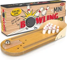 Mini Bowling White Elephant Gifts for Adults Useful Stocking Stuffers...B4