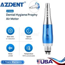 AZDENT Dental 360° Swivel Hygiene Prophy Handpiece Air Motor 4H 4:1 Nose Cone