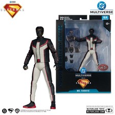 MCFARLANE  Mr. Terrific Superman Movie Deluxe Theatrical   Red Platinum Edition