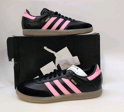 Adidas Samba Messi Sneakers Men's Athletic Shoes US 9 Black Pink JP7845
