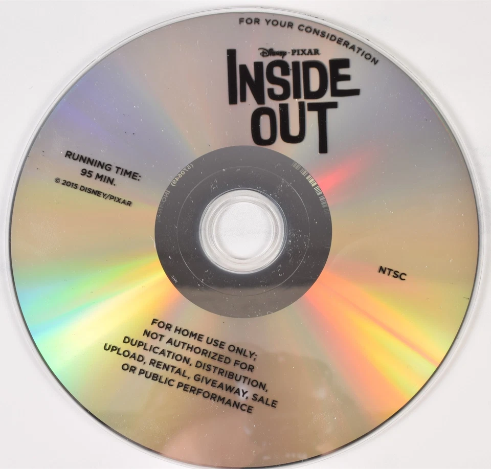 Inside Out Awards Screener (DVD, Phyllis Smith Richard Kind Amy Poehler) - Image 4 of 4