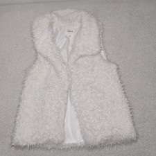 Faux Fur Vest Hippie Punk Rock Funky 60s/70s Boho Flower Child Rock Glam Sz S