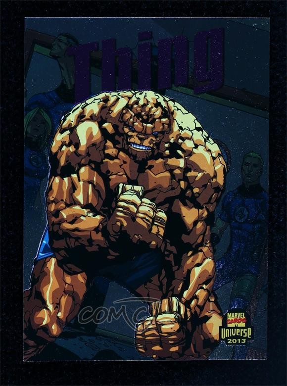 2013 Marvel Fleer Retro Power Blast Thing #19 0kg8
