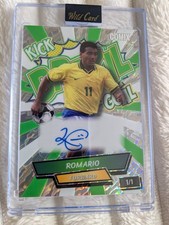 Wild Card Brazil Colour Match 1/1 Auto Romario Legend  Acbr1-rs A