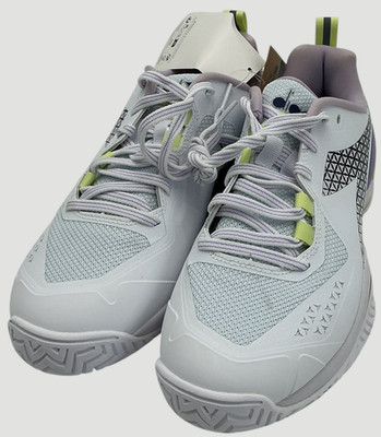Diadora Blushield Torneo 2 Women's Size 7.5 White/Astral Aura Tennis Shoes