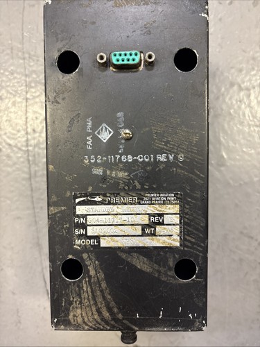 904-11717-101 REV. E Premier Aviation BHTI-206B Standby Battery