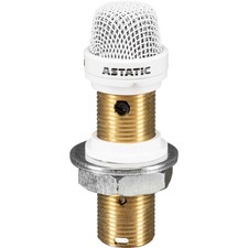 Astatic Omnidirectional Condenser Boundary Button Microphone, White 220VPW