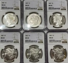 1887 $1 MORGAN DOLLAR  NGC MS 64