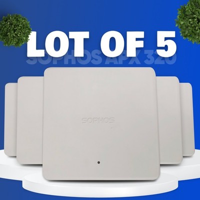 SOPHOS APX 320 WIRELESS ACCESS POINT WIFI ROUTER 802.11AC WAVE 2 POE LOT OF 5