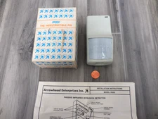 Vintage RARE Arrowhead IR202 PIR Security Detector 12VDC 40 X 40Ft USA