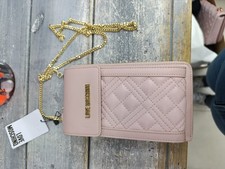 LIVE Geldbörse Damen Handytasche LOVE MOSCHINO Kunstleder Rosa