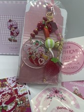 Strawberry Shortcake Handmade Acrylics Bag Charm – Unique