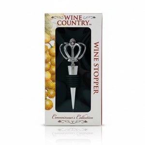Vintage Wine Country Crown Wine Stopper Connoisseur Collection Barware Gift