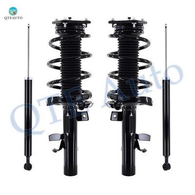 Front Quick Complete Strut-Rear Shock To 2013-2018 Ford C-Max Hybrid Monotube Pe