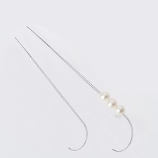 Rounded Tip Curved Beading Needle For Children Art Project Craft Project 5pcs