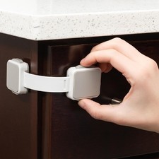 Todays Kids Child Safety Locks 4-Pack, Child Locks for Cabinets and Drawers