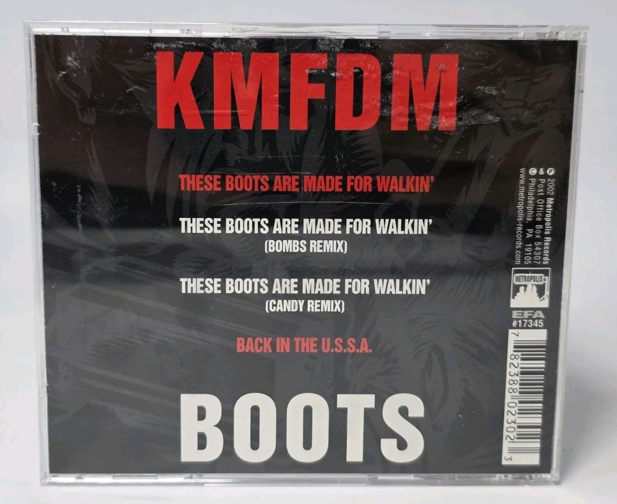 KMFDM CD Boots MAXI-SINGLE Metropolis MET230 Industrial Rock